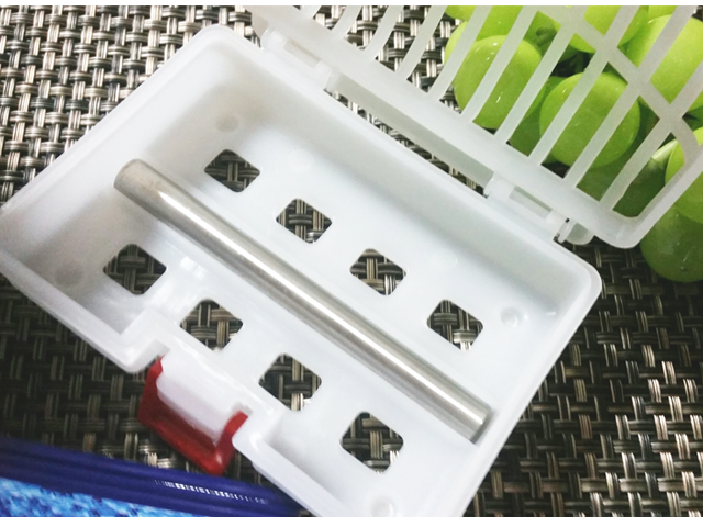 水素風呂の水素発生剤を入れる専用ケース